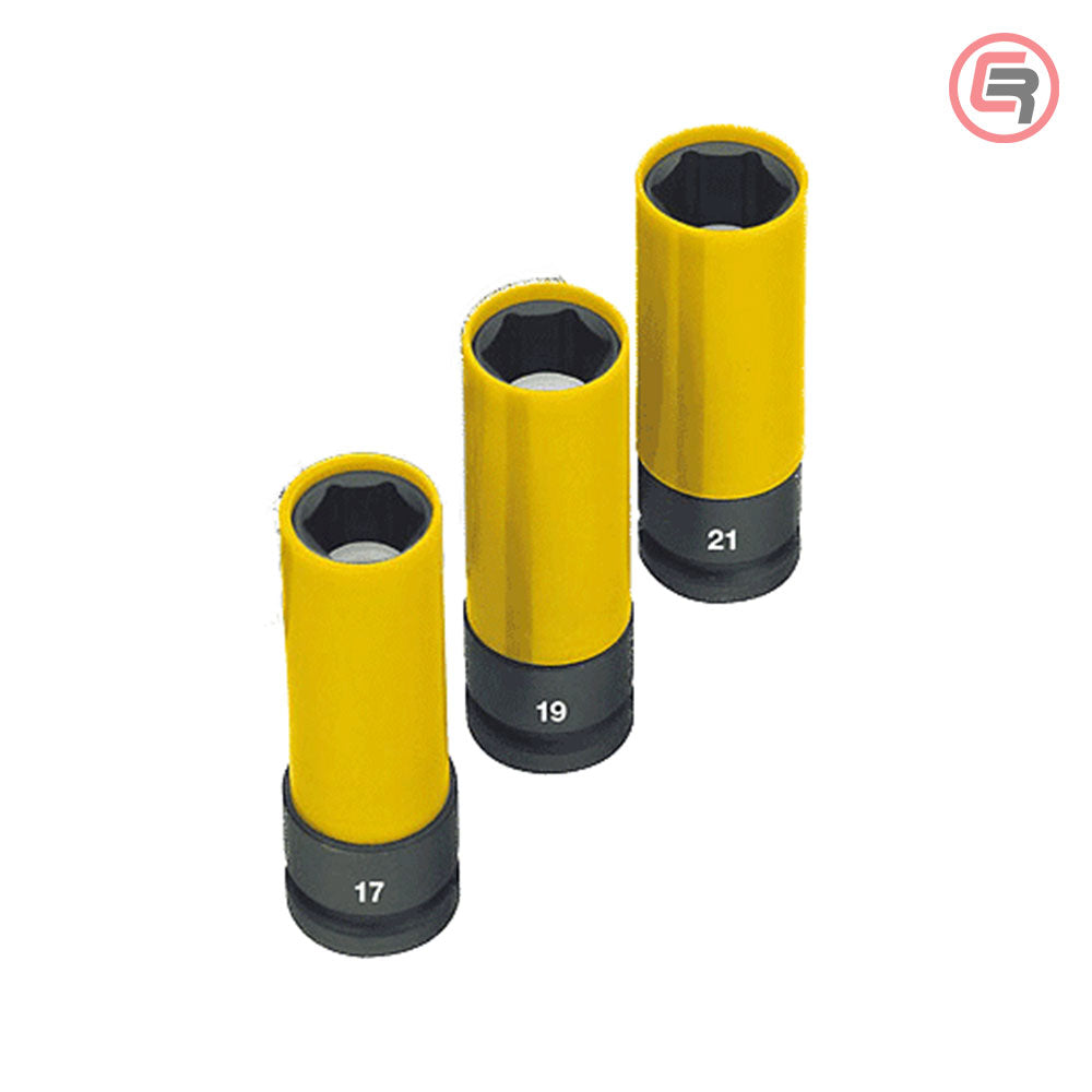 Proxxon Ključ Nasadni Udarni Dugi 1/2″ Sa PVC Zaštitom 21 / 85 mm – 23966 by Proxxon 23966 Nasadni Ključevi + Pribor