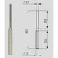 Proxxon Štift Brusni Dijamant 5,0 mm Cilindrični / 2 kom – 28246 by Proxxon 28246 Pribor Za Mikro / Modelarski Alat
