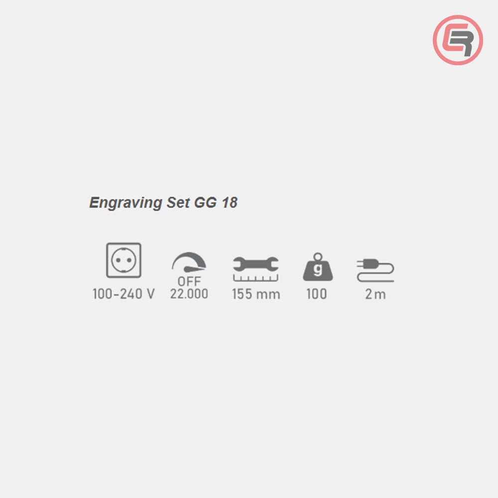 Proxxon Gravirka GG 18 U Setu Sa Priborom 240V – 28636 by Proxxon 28636 Modelarski / Mikro Alati 230V - detalj 8