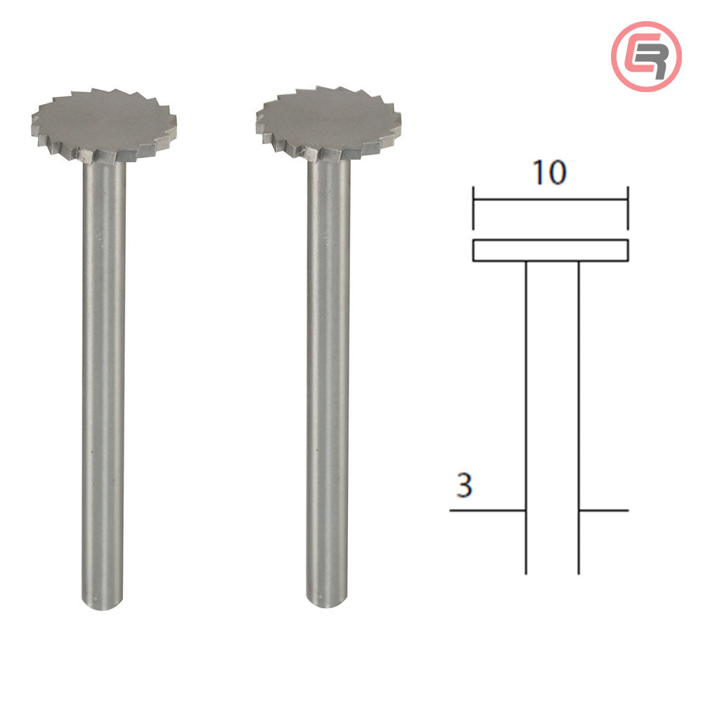 Proxxon Štift Za Glodanje 10,0 mm Plosnati / 2 kom – 28727 by Proxxon 28727 Pribor Za Mikro / Modelarski Alat