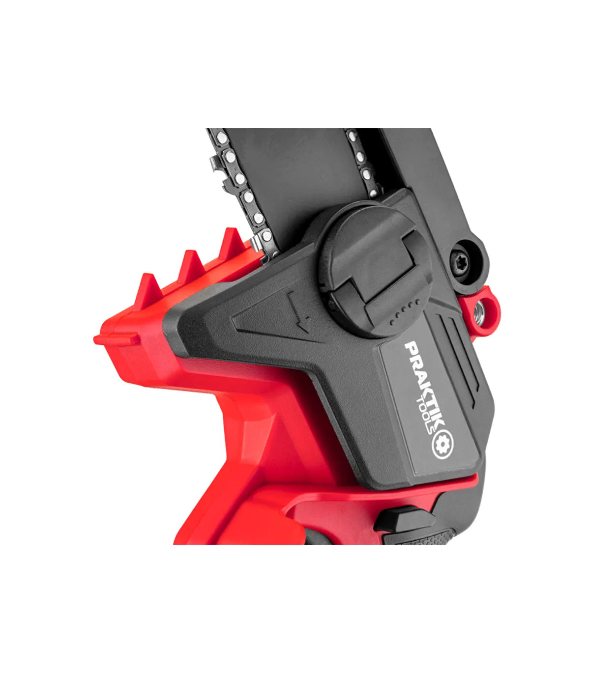 Praktik Tools – Mini akumulatorska lančana pila 18 V 150 mm PTQ140 SOLO by Praktik Akumulatorske pile za orezivanje