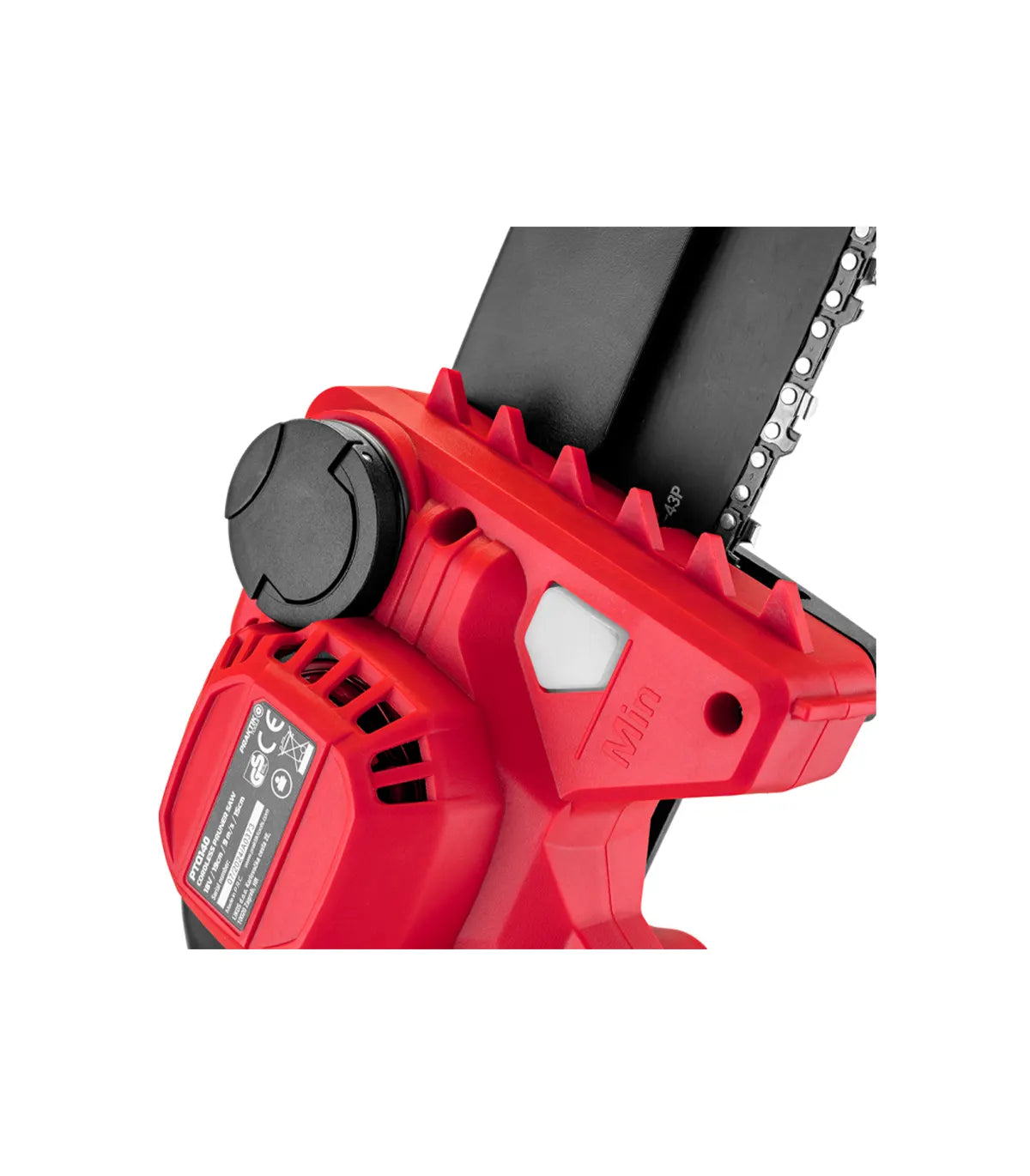 Praktik Tools – Mini akumulatorska lančana pila 18 V 150 mm PTQ140 SOLO by Praktik Akumulatorske pile za orezivanje
