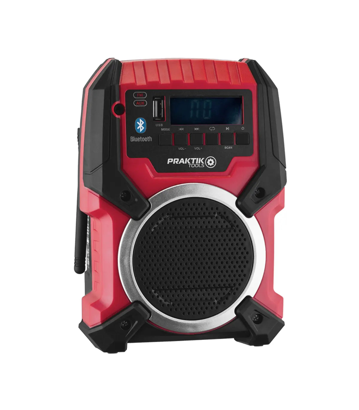 Praktik Tools – Akumulatorski radio 18 V Bluetooth 8 W PTQ142 SOLO by Praktik Akumulatorski radio