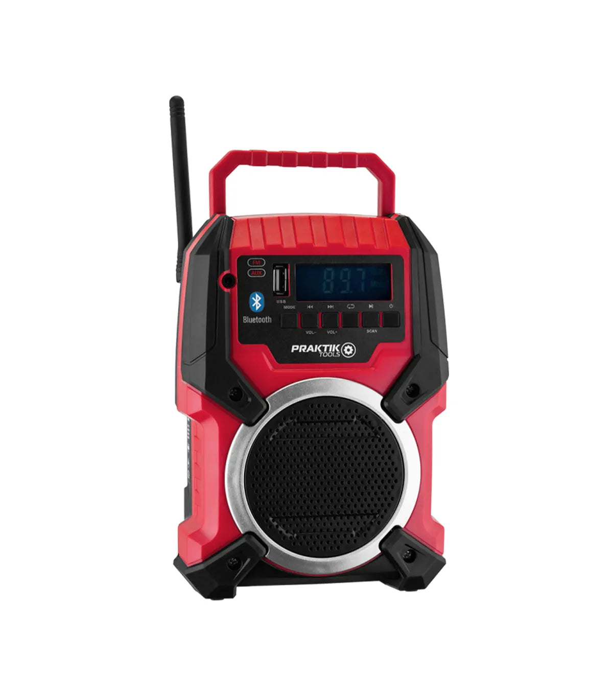 Praktik Tools – Akumulatorski radio 18 V Bluetooth 8 W PTQ142 SOLO by Praktik Akumulatorski radio - detalj 2