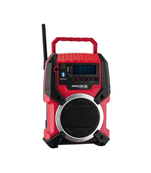 Praktik Tools – Akumulatorski radio 18 V Bluetooth 8 W PTQ142 SOLO by Praktik Akumulatorski radio - detalj 2