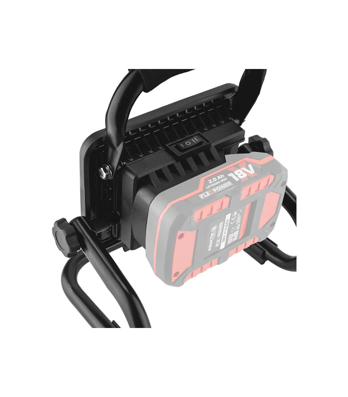 Praktik Tools – Akumulatorski LED reflektor 18 V 5000 lm PTQ143 SOLO by Praktik Aku lampe - detalj 2
