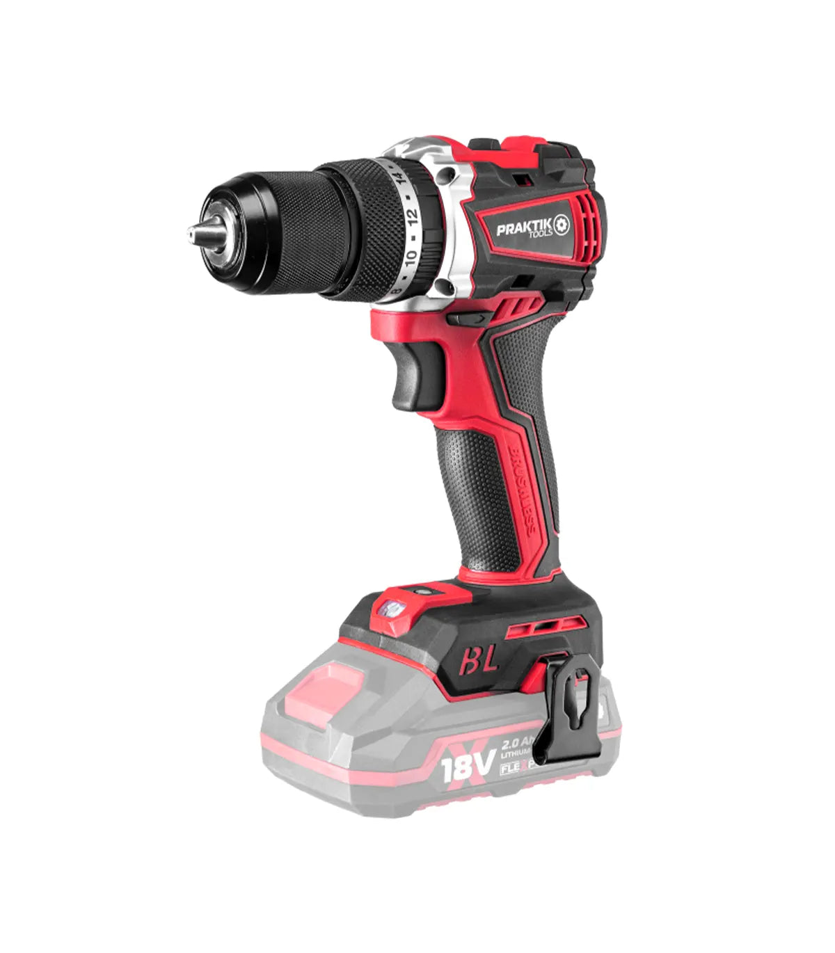 Praktik Tools Flexpower – Akumulatorska udarna bušilica odvijač 18 V 75 Nm PTQ153 SOLO by Praktik Aku bušilice, odvijači i