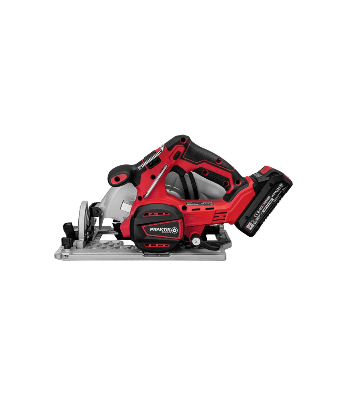 Praktik Tools Flexpower – Akumulatorska ručna kružna pila 18 V Ø190 mm PTQ156 SOLO by Praktik Aku kružne pile - detalj 5