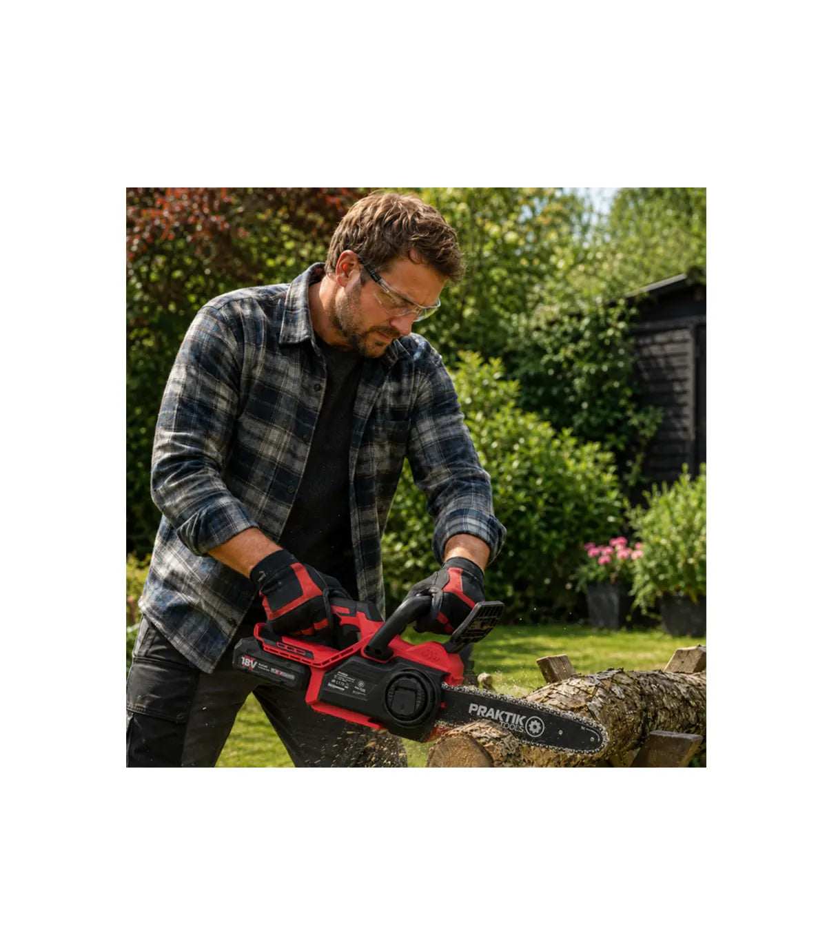 Praktik Tools – Akumulatorska lančana pila 18 V 300 mm PTQ159 by Praktik Lančane pile za drvo (motorke) - detalj 9