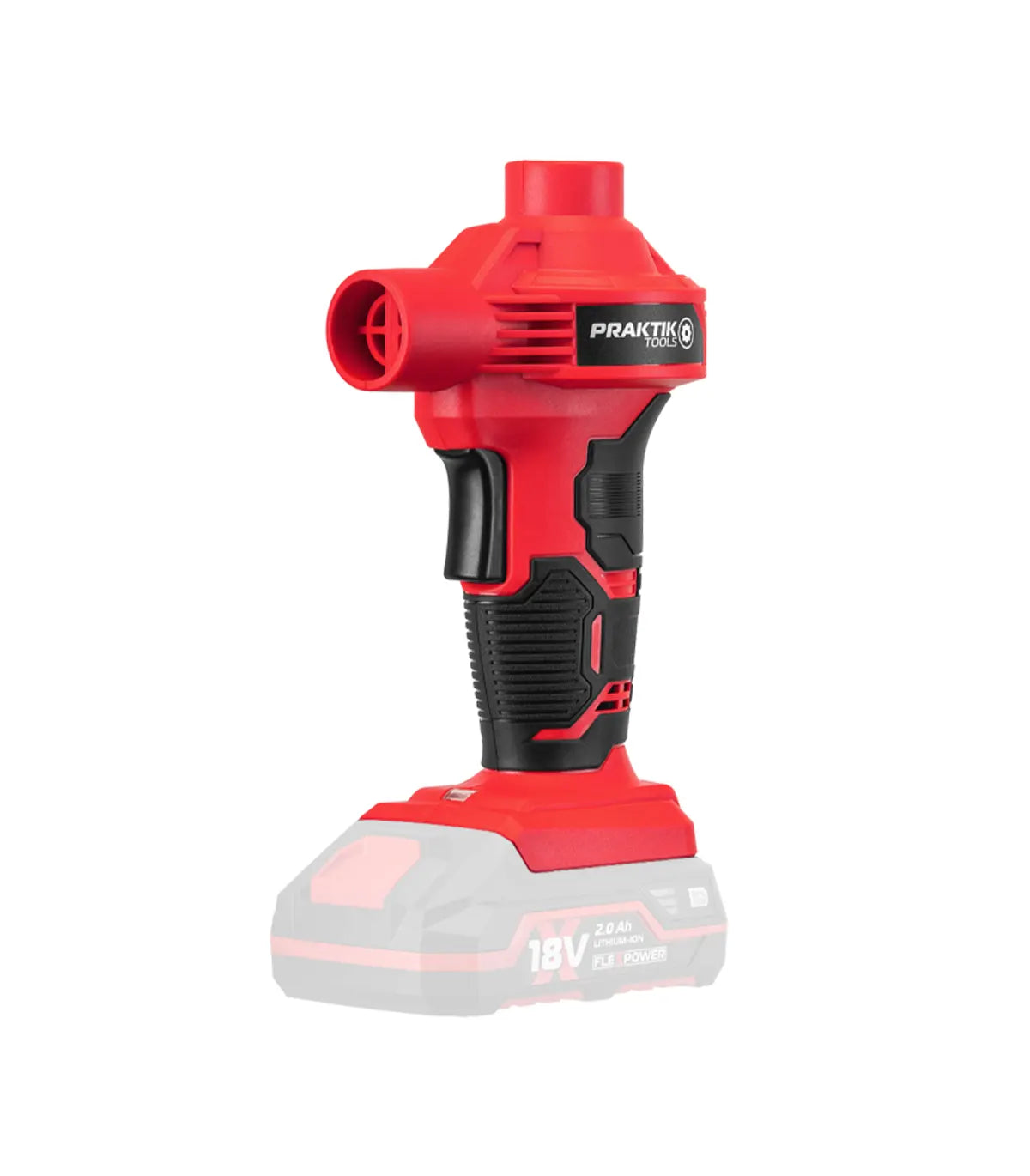 Praktik Tools Flexpower – Akumulatorska zračna pumpa 18 V 750 l/min PTQ162 SOLO by Praktik Aku razni alati - detalj 2