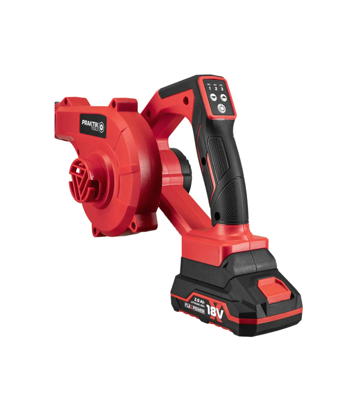 Praktik Tools – Akumulatorski puhač 18 V 338 km/h PTQ164 SOLO by Praktik Puhači - detalj 3