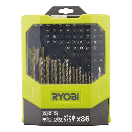Ryobi – 86-dijelni set borera i bitova za bušilice RAK86MIXC Pribor za električne i aku alate