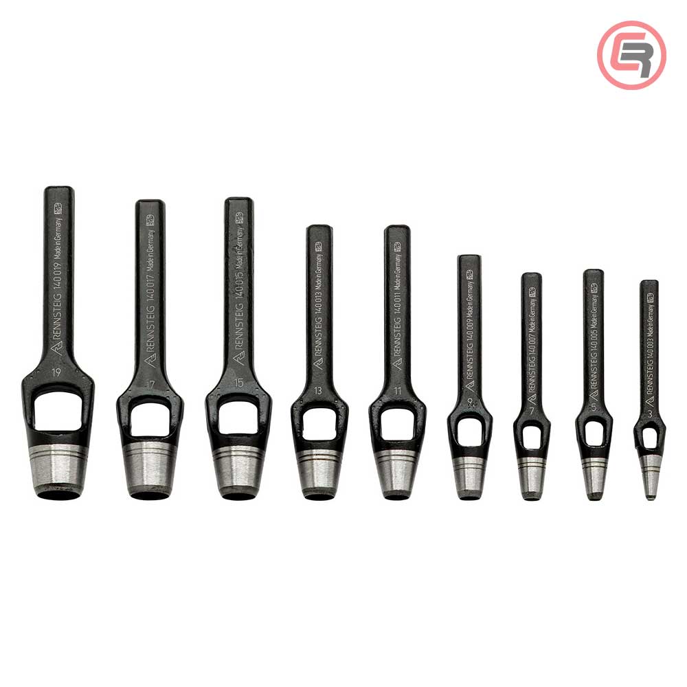 Rennsteig Set Probijača Zumbi 3 -19 mm U Torbici / 9 dijelni – 140 900 0 by Rennsteig 140 900 0 Čekići, Sjekire, Probijači