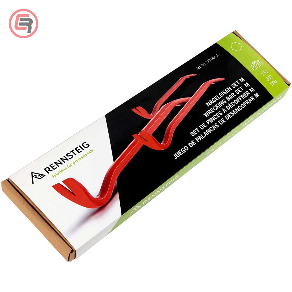 Rennsteig Set Poluga Pajsera M 12×255, 18×500 i 18×800 mm – 270 004 2 by Rennsteig 270 004 2 Čekići, Sjekire, Probijači