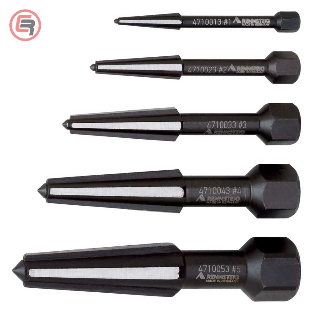 Rennsteig Set Izvlakača Polomljenih Vijaka M5 do M20 / 5 dijelni – 471 901 3 by Rennsteig 471 901 3 Čekići, Sjekire
