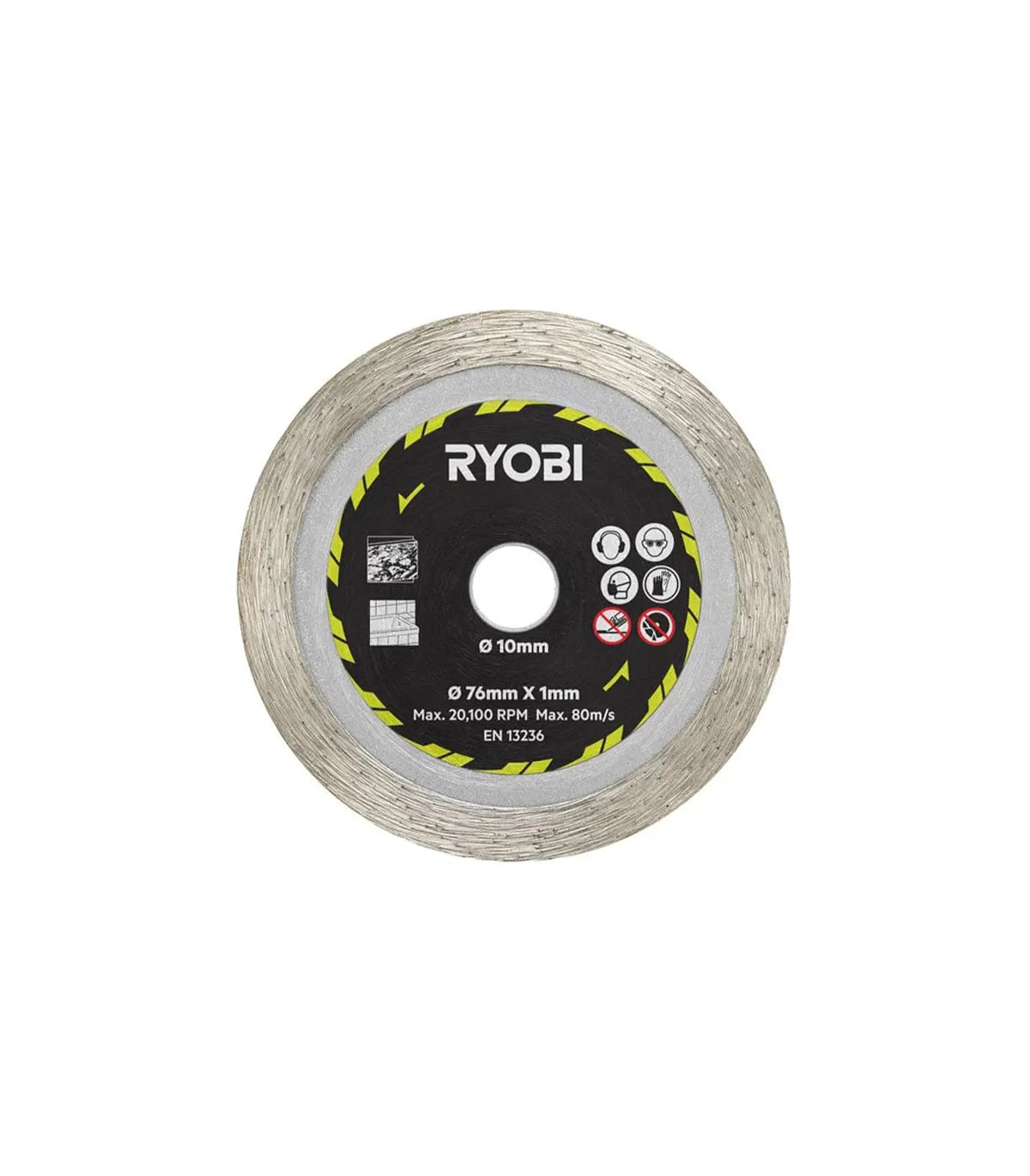 Ryobi – 3-dijelni set reznih diskova za kružnu pilu 76 mm RAKCOT03 za RCT18C-0 by RYOBI Pribor za rezanje, brušenje i