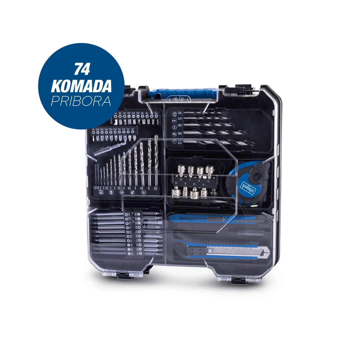 Scheppach aku bušilica odvijač sa 74 komada pribora IXES C-DTB74/1-X – Kit Bušilice i odvijači, Mašine i uređaji, Ručni alat, Svi proizvodi