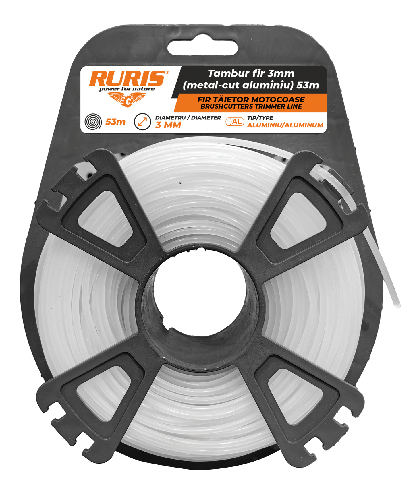 RURIS silk za trimer 3.0mmx53m Metal-Cut aluminij Svi proizvodi, Oprema za trimere