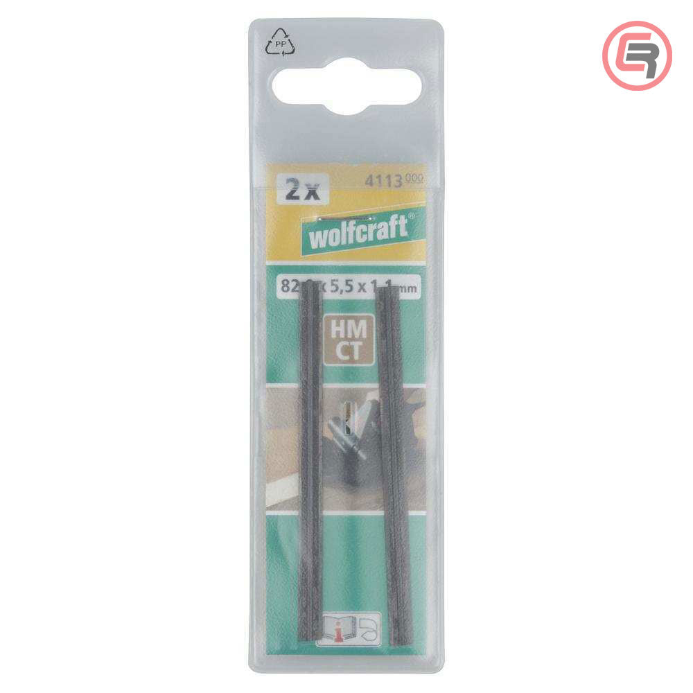 Wolfcraft Noževi Za Blanjalicu 82 x 5,5 x 1,1 mm / 2 kom – 4113000 by Wolfcraft 4113000 Ostali Pribor - detalj 4