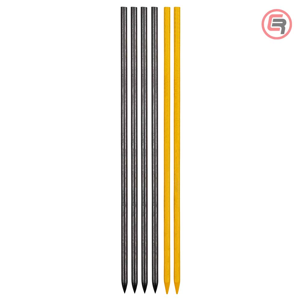 Wolfcraft Set Špiceva Olovke Za Označavanje 4 Siva + 2 Žuta / 6 dijelni – 5216000 by Wolfcraft 5216000 Ostali Alati i