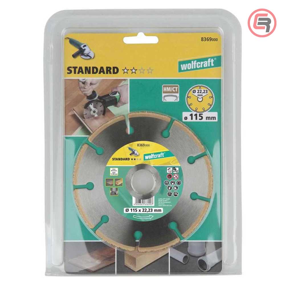 Wolfcraft Rezna Ploča CT Standard Za Laminat i Parket fi 115 x 22,2 mm – 8369000 by Wolfcraft 8369000 Brusne / Rezne Ploče