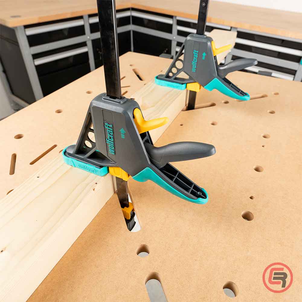 Wolfcraft Stega Jednoručna Brza EHZ PRO 100 / 150 mm – 3030000 by Wolfcraft 3030000 Stege - detalj 13