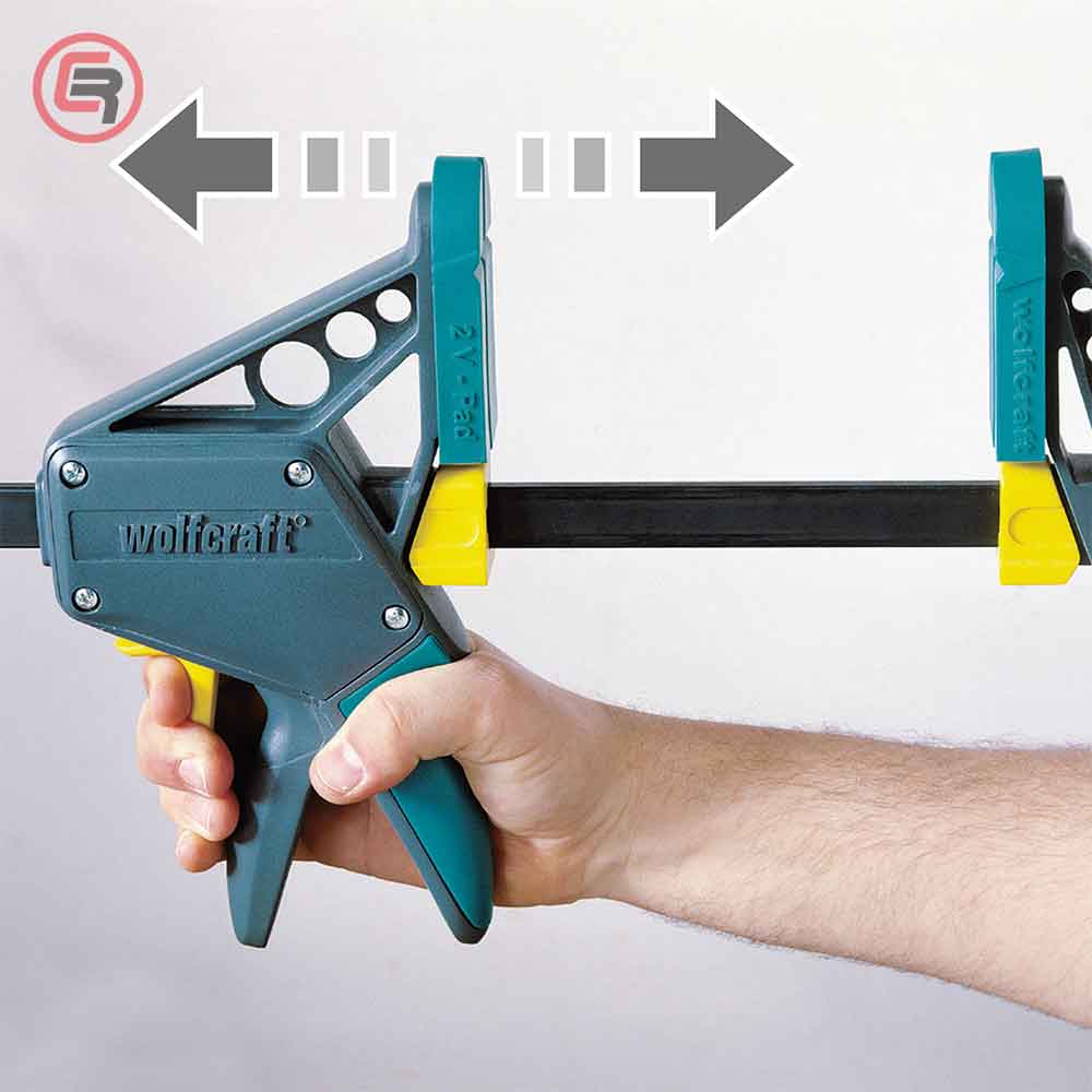 Wolfcraft Stega Jednoručna Brza EHZ PRO 100 / 150 mm – 3030000 by Wolfcraft 3030000 Stege - detalj 5