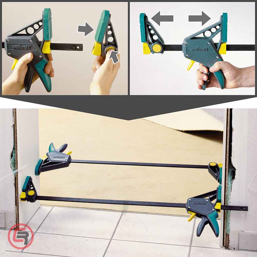 Wolfcraft Stega Jednoručna Brza EHZ PRO 100 / 150 mm – 3030000 by Wolfcraft 3030000 Stege - detalj 6