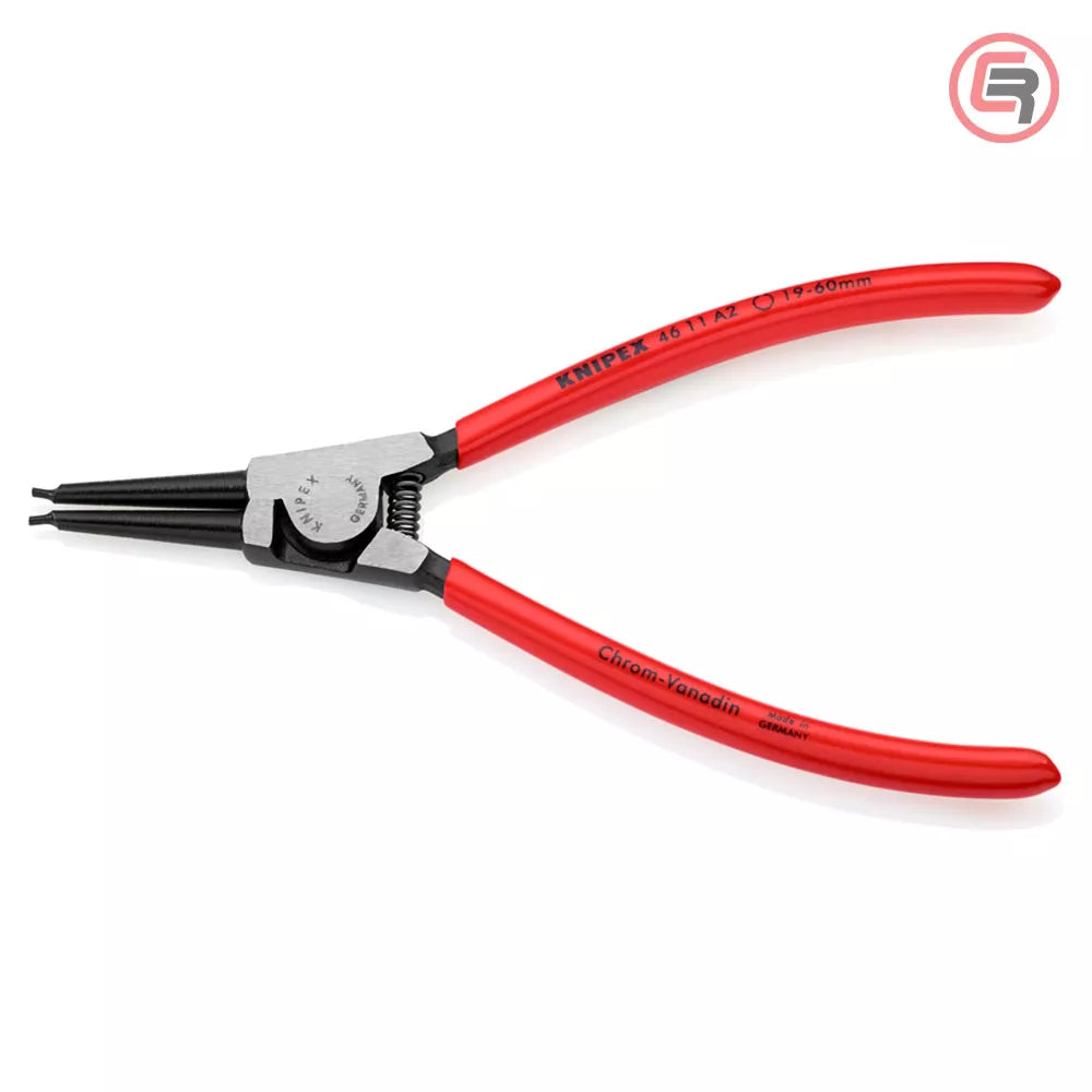 Knipex Kliješta Za Seger Osigurače Vanjska Ravna (fi 40-100 mm) 210 mm – 46 11 A3 by Knipex 46 11 A3 Kliješta Za Seger