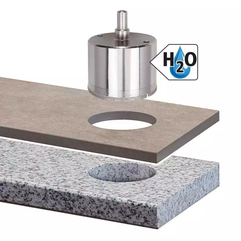Wolfcraft Kruna Dijamantna Za Pločice “Ceramic” fi 45 / 45 mm Osovina 10 mm – 5928000 by Wolfcraft 5928000 Krune, Glodala