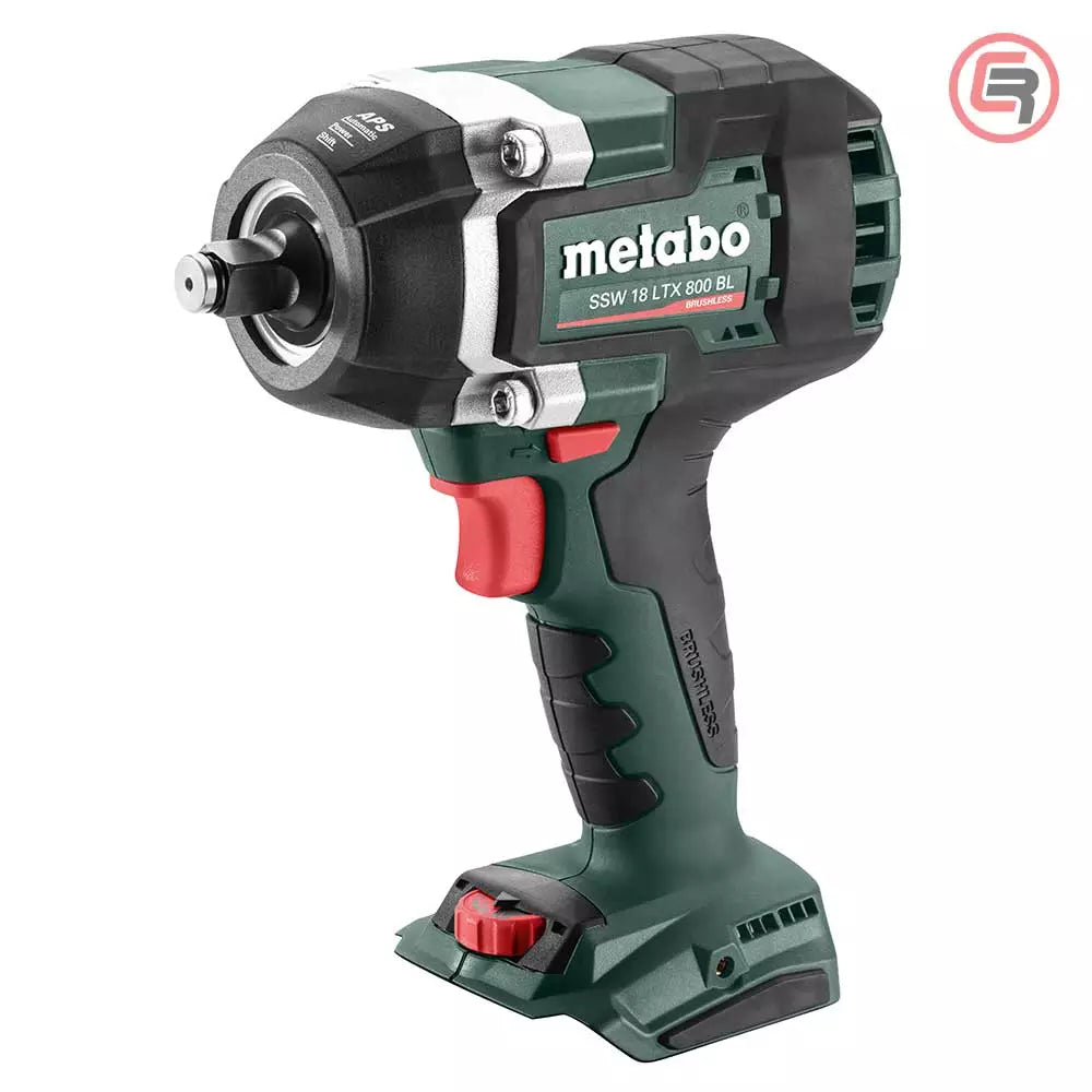 Metabo Odvijač Udarni Aku SSW 18 LTX 800 BL – 1/2″ (bez baterije i punjača) + metaBOX 145 L – 602403840 by Metabo 602403840